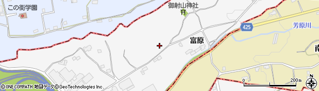 長野県諏訪郡富士見町富士見富原周辺の地図