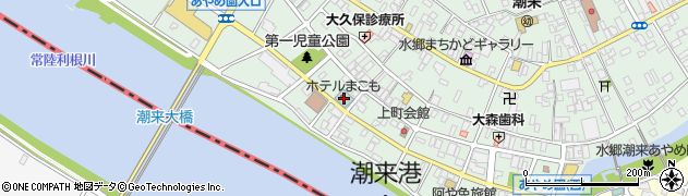 エイブル　ネットワーク潮来店周辺の地図