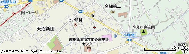 埼玉県川越市天沼新田323周辺の地図