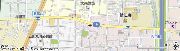 新横江簡易郵便局周辺の地図
