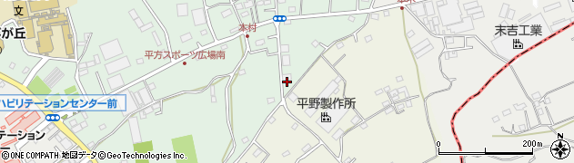 埼玉県上尾市上野666周辺の地図