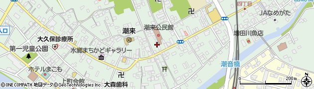 京都屋潮来店周辺の地図