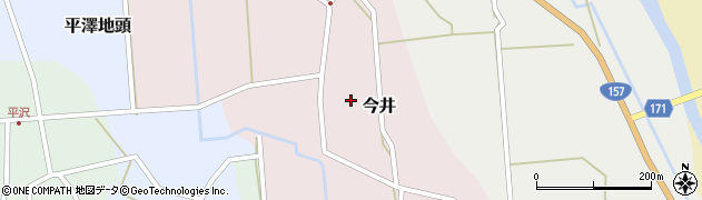 福井県大野市今井周辺の地図