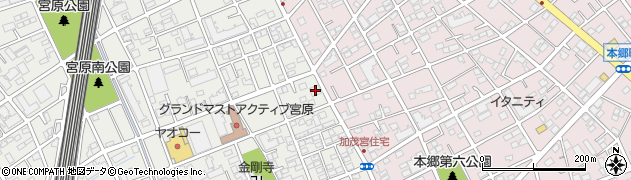 埼玉縣信用金庫宮原東支店周辺の地図