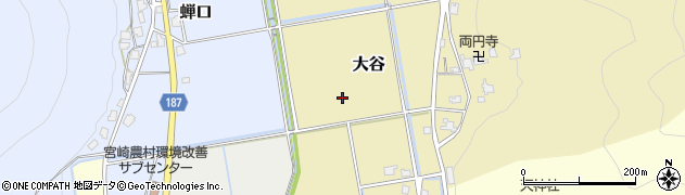 福井県越前町（丹生郡）大谷周辺の地図