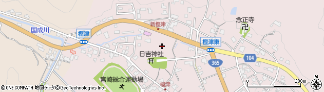 樫津児童公園周辺の地図