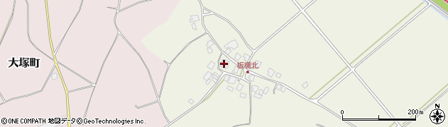 茨城県龍ケ崎市板橋町2171周辺の地図