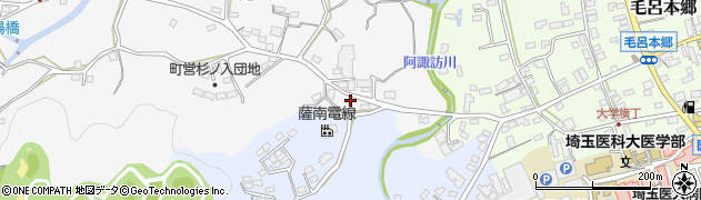埼玉県入間郡毛呂山町滝ノ入14周辺の地図