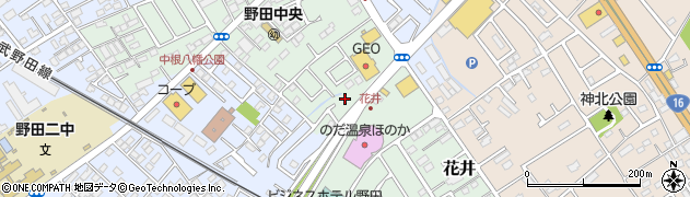 花井第二公園周辺の地図