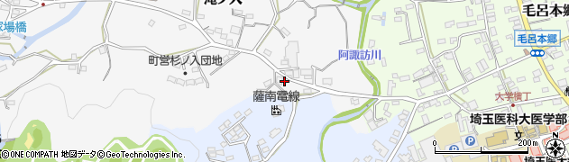 埼玉県入間郡毛呂山町滝ノ入15周辺の地図