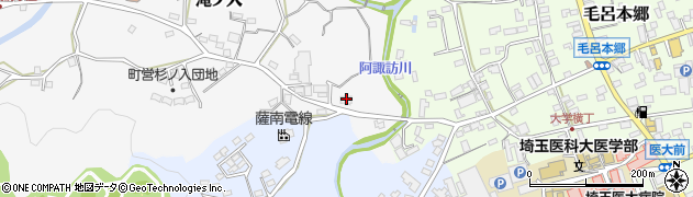 埼玉県入間郡毛呂山町滝ノ入11周辺の地図