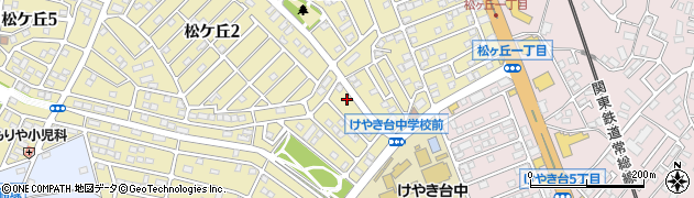 けやき台北島接骨院周辺の地図