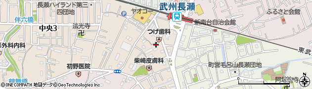 長瀬飯店周辺の地図