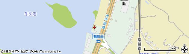 鶴舞家周辺の地図