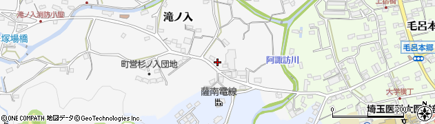埼玉県入間郡毛呂山町滝ノ入32周辺の地図