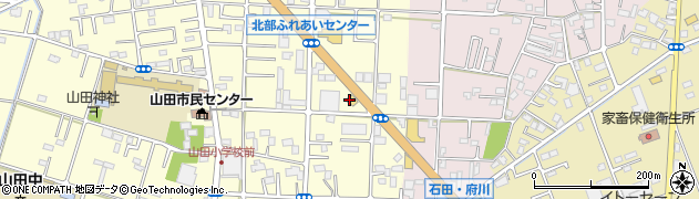 モスバーガー川越山田店周辺の地図