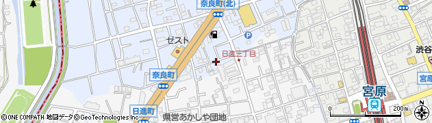 奈良瀬戸公園周辺の地図
