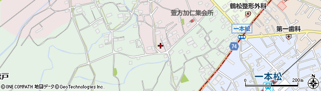 埼玉県坂戸市萱方51周辺の地図