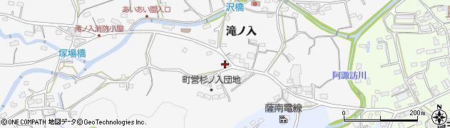 埼玉県入間郡毛呂山町滝ノ入222周辺の地図