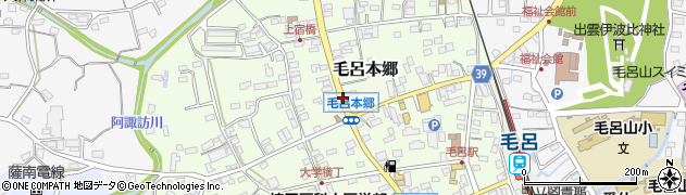 埼玉県入間郡毛呂山町毛呂本郷周辺の地図