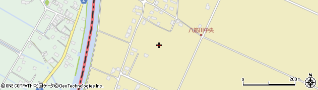千葉県香取市八筋川周辺の地図