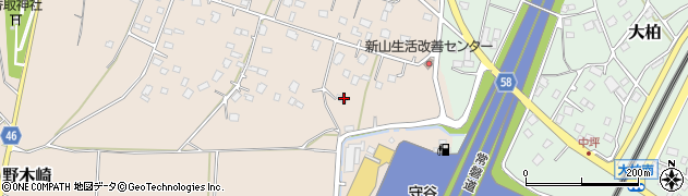 茨城県守谷市野木崎13周辺の地図