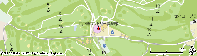 江戸崎カントリー倶楽部　コース管理部周辺の地図