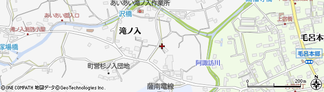 埼玉県入間郡毛呂山町滝ノ入36周辺の地図