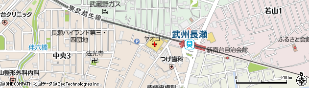 アニカ長瀬店周辺の地図