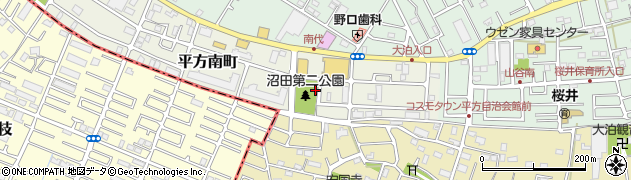 沼田第二公園周辺の地図