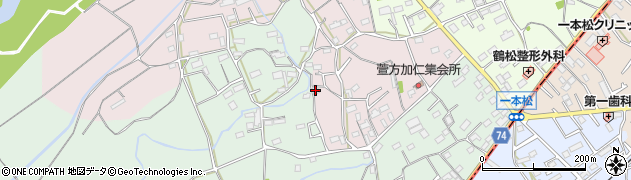 埼玉県坂戸市萱方62周辺の地図
