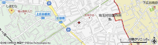 埼玉県鶴ヶ島市五味ヶ谷55周辺の地図
