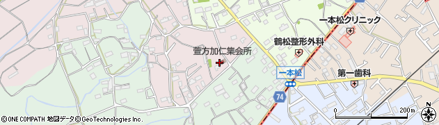 埼玉県坂戸市萱方16周辺の地図