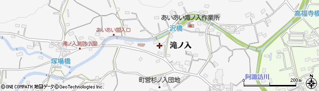 埼玉県入間郡毛呂山町滝ノ入152周辺の地図