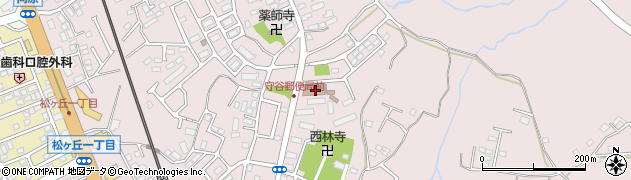 茨城県守谷市本町周辺の地図