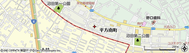 埼玉県越谷市平方南町10周辺の地図