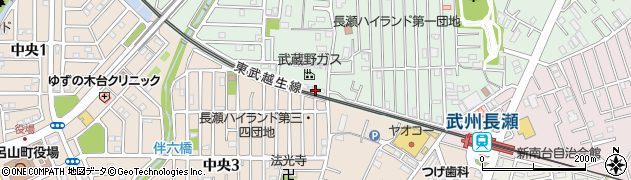 武蔵野ガス株式会社周辺の地図