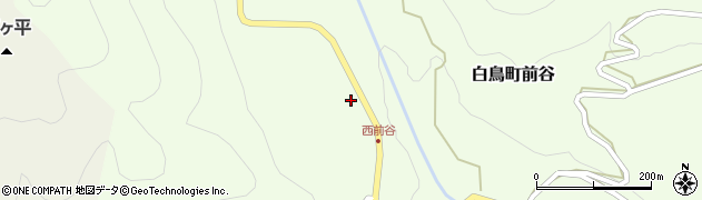岐阜県郡上市白鳥町前谷627周辺の地図