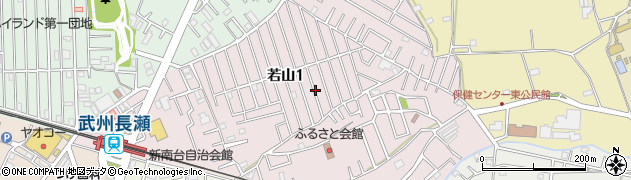 埼玉県毛呂山町（入間郡）若山周辺の地図