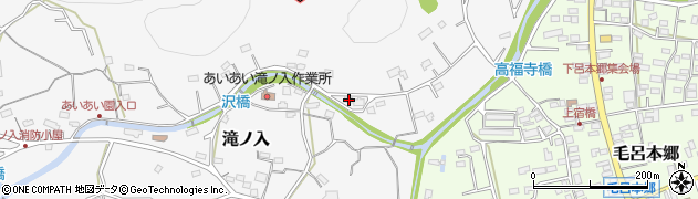 埼玉県入間郡毛呂山町滝ノ入59周辺の地図