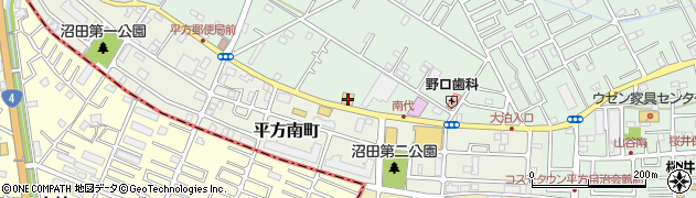 埼玉県越谷市平方1629周辺の地図