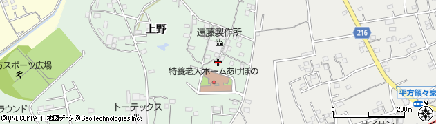 埼玉県上尾市上野560周辺の地図