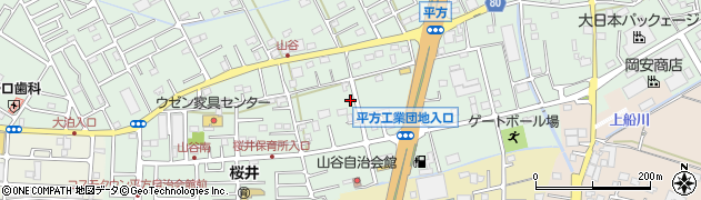 埼玉県越谷市平方1301周辺の地図