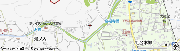 埼玉県入間郡毛呂山町滝ノ入75周辺の地図