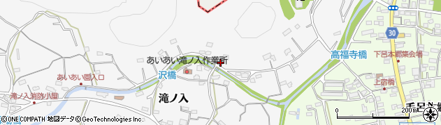 埼玉県入間郡毛呂山町滝ノ入62周辺の地図