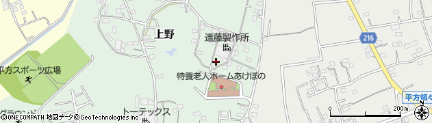 埼玉県上尾市上野535周辺の地図