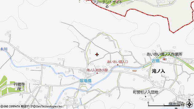 〒350-0456 埼玉県入間郡毛呂山町滝ノ入の地図