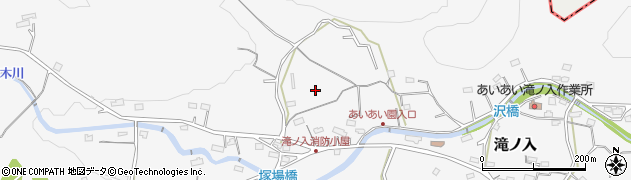 埼玉県入間郡毛呂山町滝ノ入周辺の地図