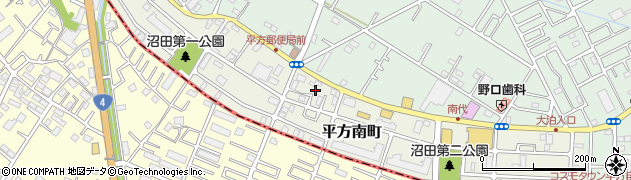 埼玉県越谷市平方南町12周辺の地図