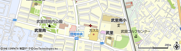 お茶のおづつみ園　武里団地店周辺の地図